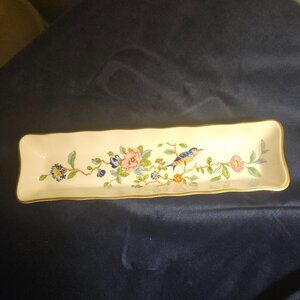 AYNSLEY VINTAGE ENGLISH BONE CHINA TRINKET / CONDIMENT TRAY